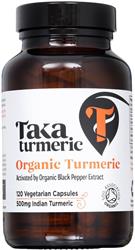 Turmeric & Black Pepper Extract 120 capsule, Taka Tumeric