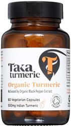 Turmeric & Black Pepper Extract 60 Capsule, Taka Tumeric