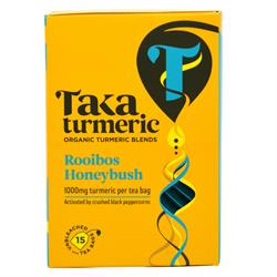 Organic Rooibos Honeybush - 15 tea bags, Taka Tumeric