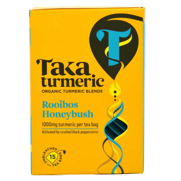 Taka Tumeric Organic Rooibos Honeybush - 15 τσάντες τσαγιού