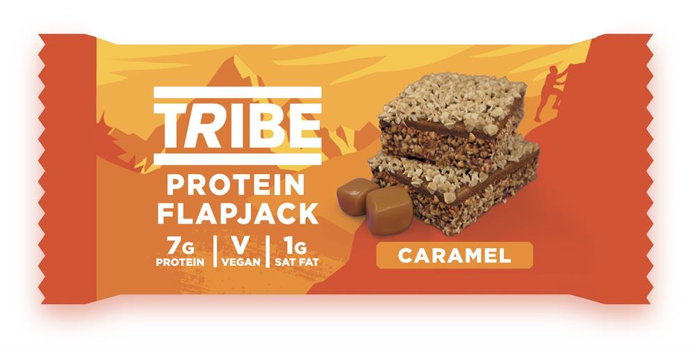 Tribe Flapjack proteico senza glutine in sapore di caramello 50g