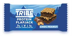 TRIBE Gluten Free Protein Flapjack in Choc Peanut Flavour 50g, Tribe