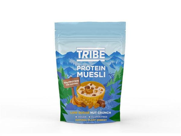 Tribe Tribe Protein Muesli - Crunch à faible noix de sucre (400g)