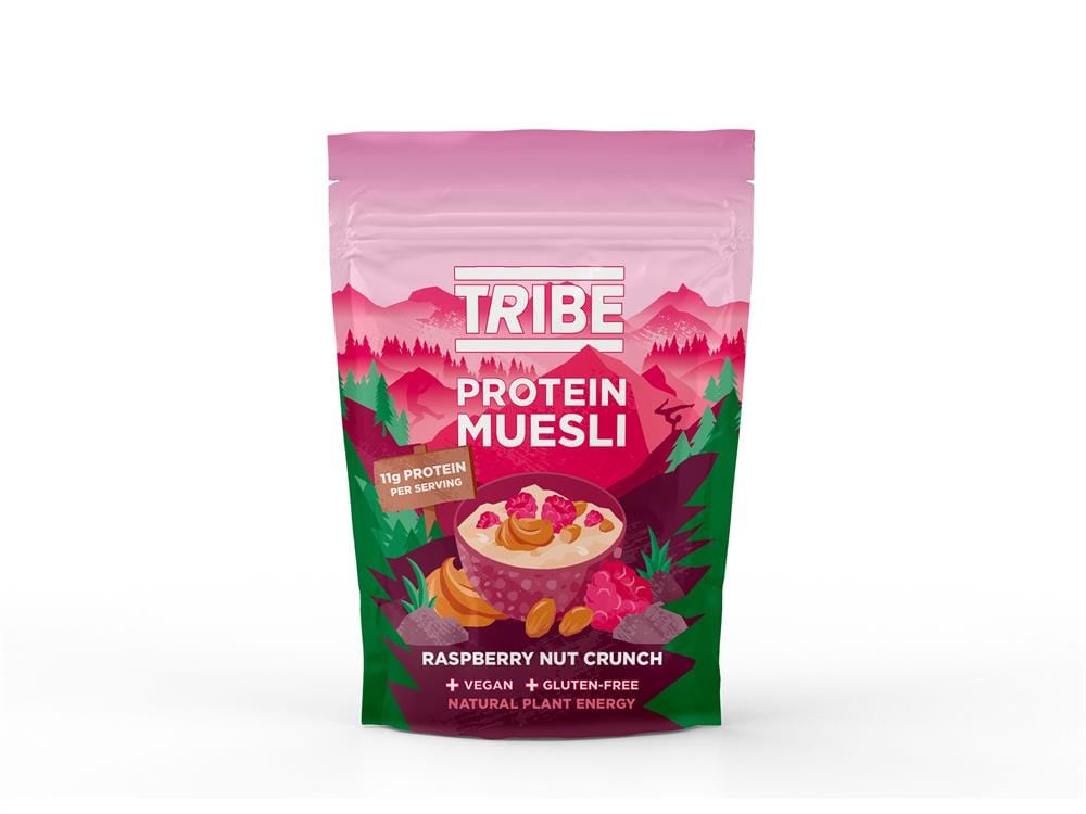 Tribe Tribe Protein Muesli - Crunch на малини (400g) (400g)