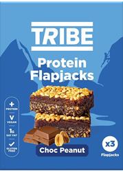 TRIBE Protein Flapjacks - Choc Peanut (Multipack) 114g, Tribe