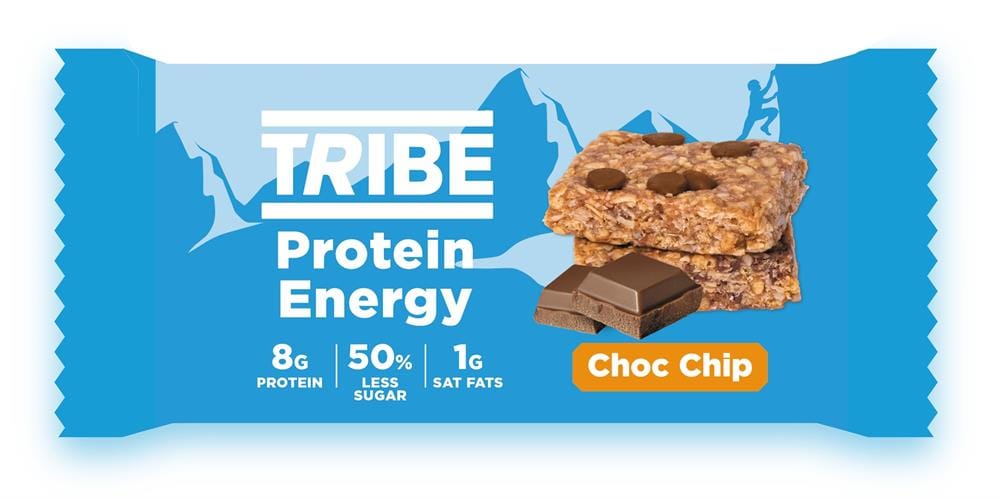 Stamme stamme protein energi flapjack (mørk choc chip) 50g