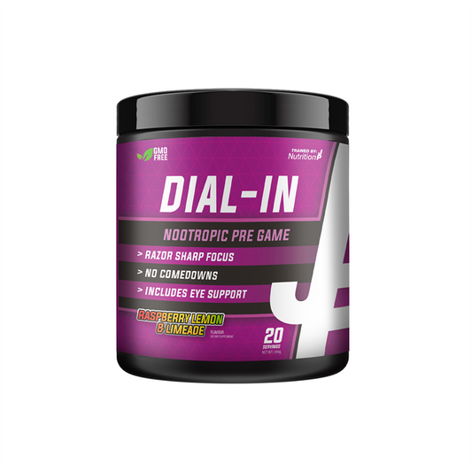 Trained By JP Dial In Nootropic 240g Raspberry Lemon & Limeade