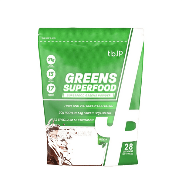 Trained By JP Superfood Greens 1kg Chocolate