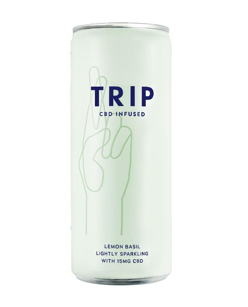 Trip Drink Ltd CBD Infused Drink avec adaptogènes - Basil au citron