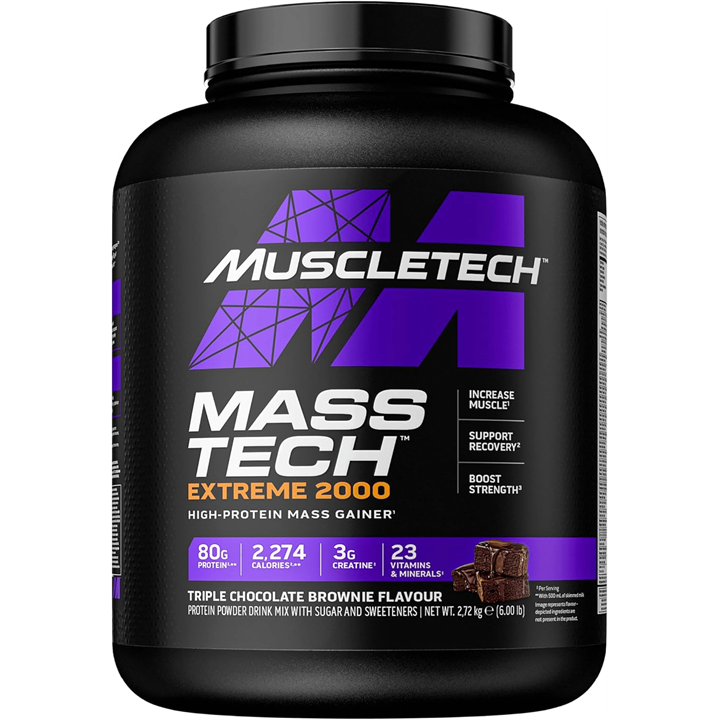 Muscletech Mass Tech Extreme 3.18kg Triple Chocolate Brownie