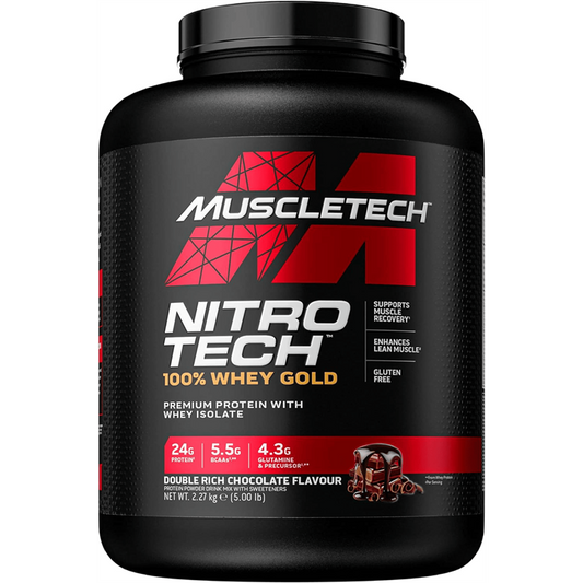 Muscletech Nitro Tech 100% Whey Gold 2.27kg Double Rich Chocolate