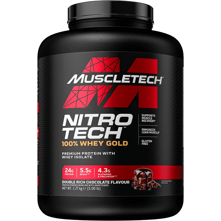 Muscletech Nitro Tech 100% Whey Gold 2.27kg Double Rich Chocolate