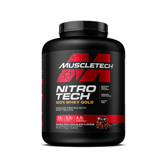 Muscletech Nitro Tech 100% Whey Gold 907g Double Rich Chocolate