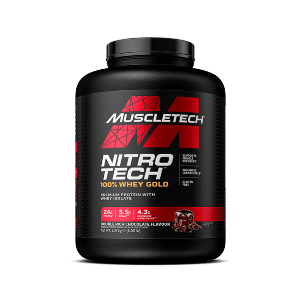 Muscletech Nitro Tech 100% Whey Gold 907g Double Rich Chocolate