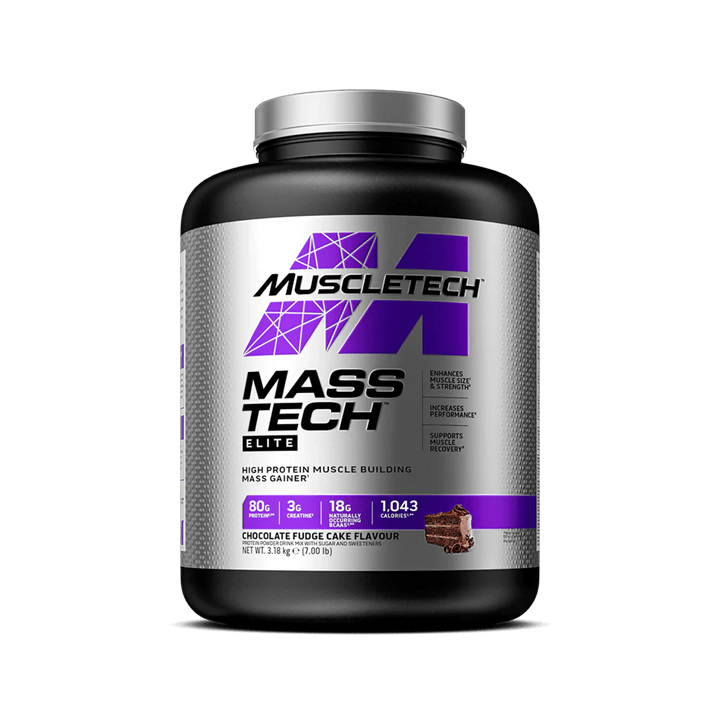 Muscletech Mass Tech Elite 3.18kg Chocolate Fudge Cake