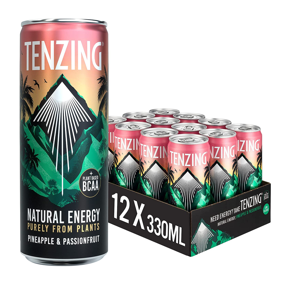 TENZING Natural Energy BCAA 12x330ml Pineapple & Passionfruit