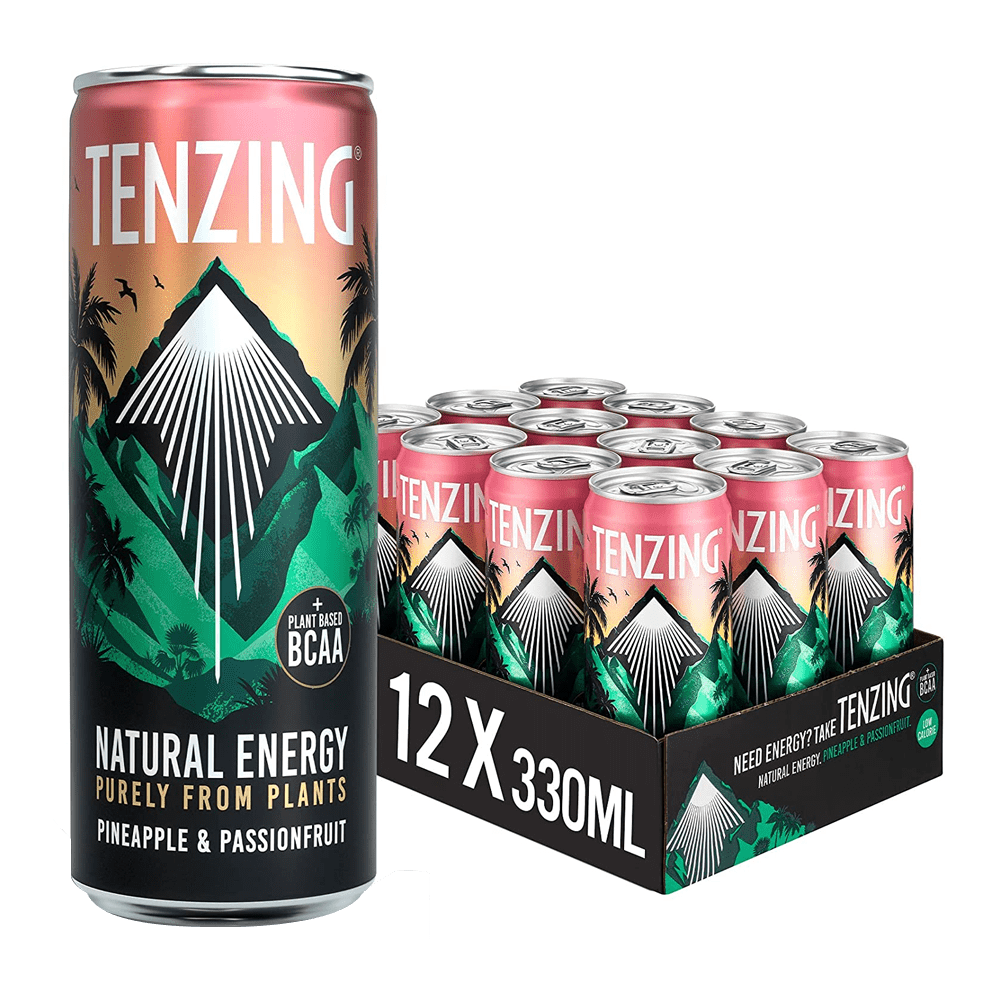 TENZING Natural Energy BCAA 12x330ml Pineapple & Passionfruit