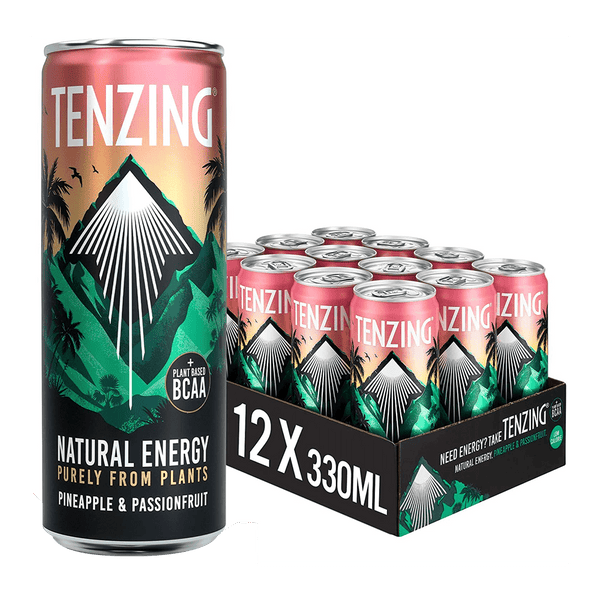 TENZING Natural Energy BCAA 12x330ml Pineapple & Passionfruit