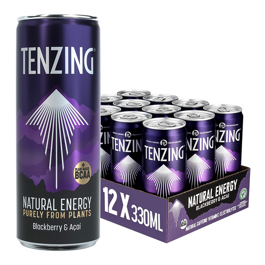 TENZING Natural Energy BCAA 12x330ml Blackberry & Acai