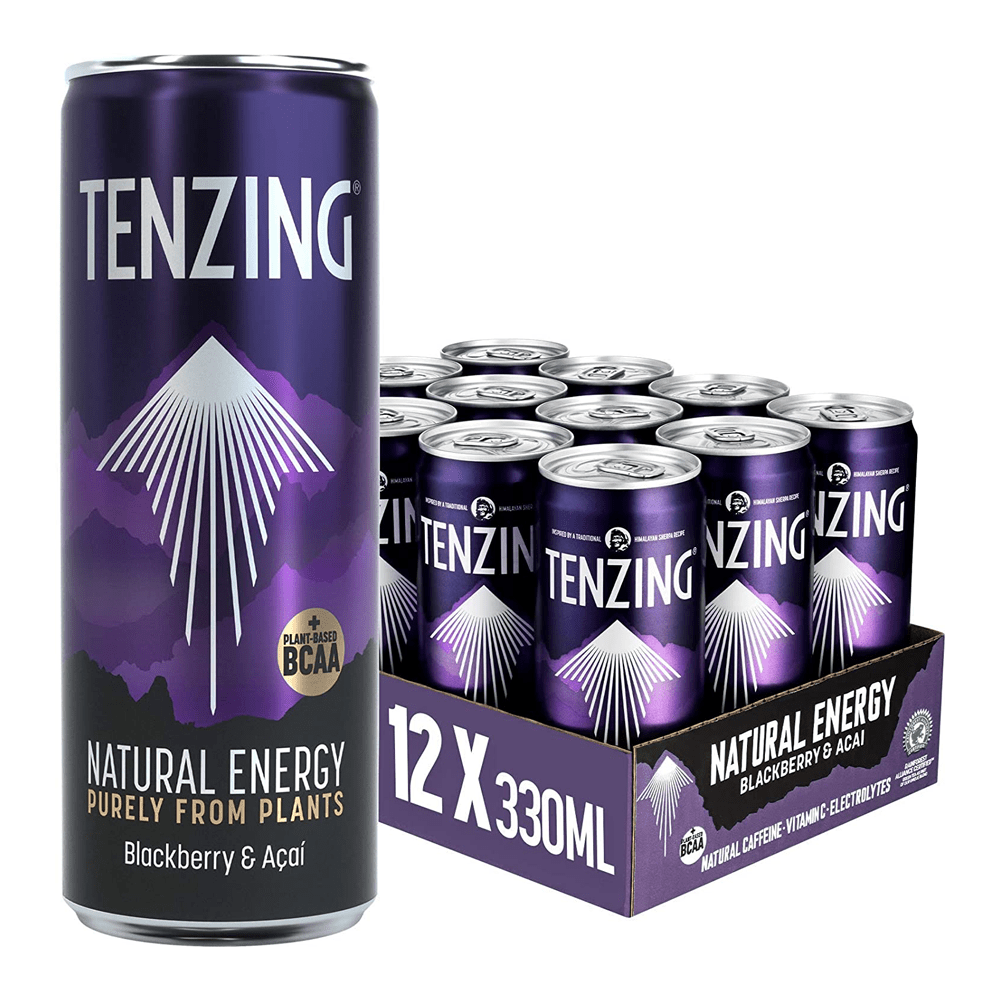 TENZING Natural Energy BCAA 12x330ml Blackberry & Acai