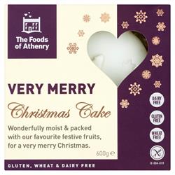 GF Iced Christmas Cake 600g, The Foods Of Athenry