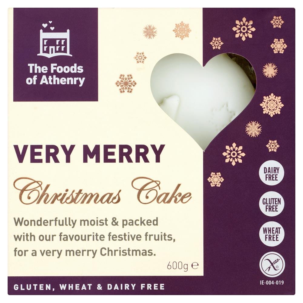 The Foods of Athenry GF Iced Christmas Cake 600G