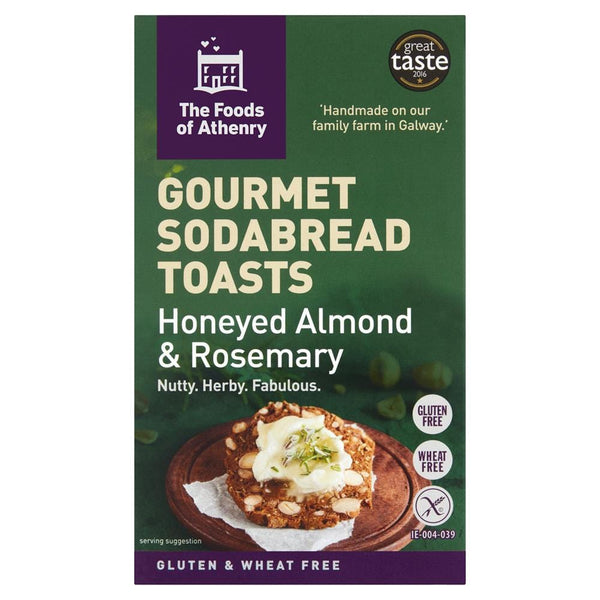 The Foods of Athenry GF Amandel Rosemary Toasts 110G