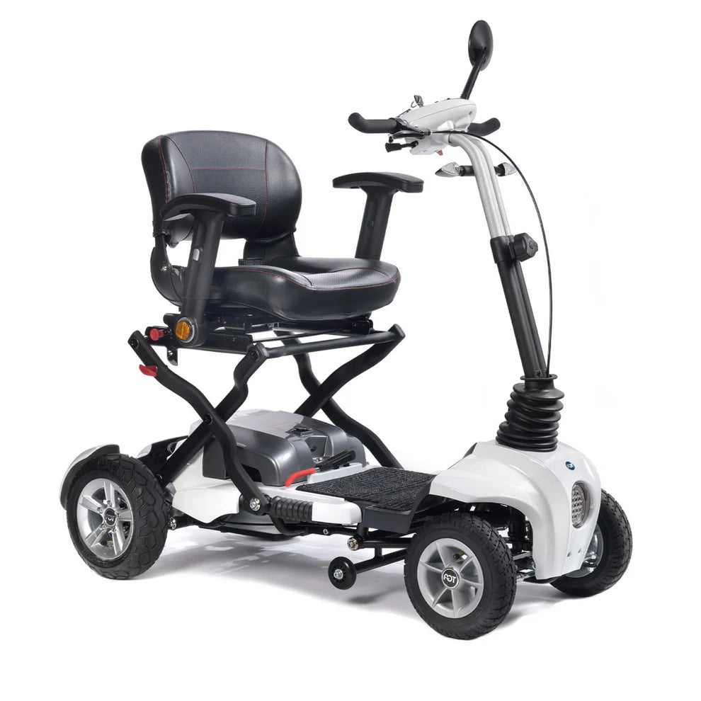 Maximo Plus Folding Mobility Scooter - 6 km / h legale, leichte, 12 -Meilen -Reichweite mit Lithiumbatterie