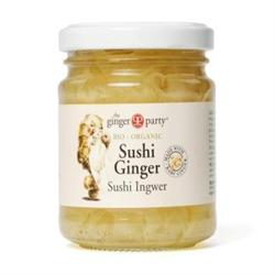 Organic Pickled Sushi Ginger 190g, The Ginger People