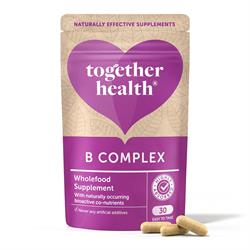 Together WholeVit Vitamin B Complex 30 Caps, Together Health