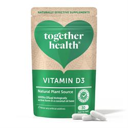 Together Vegan Vitamin D3 - 30 Capsules, Together Health