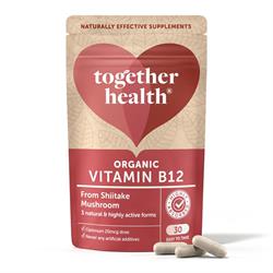 Together Organic Mushroom B12 - 30 Caps, Together Health