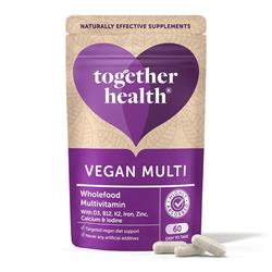 Together Vegan Multi Vit & Mineral - Food Supplement 60 Caps, Together Health