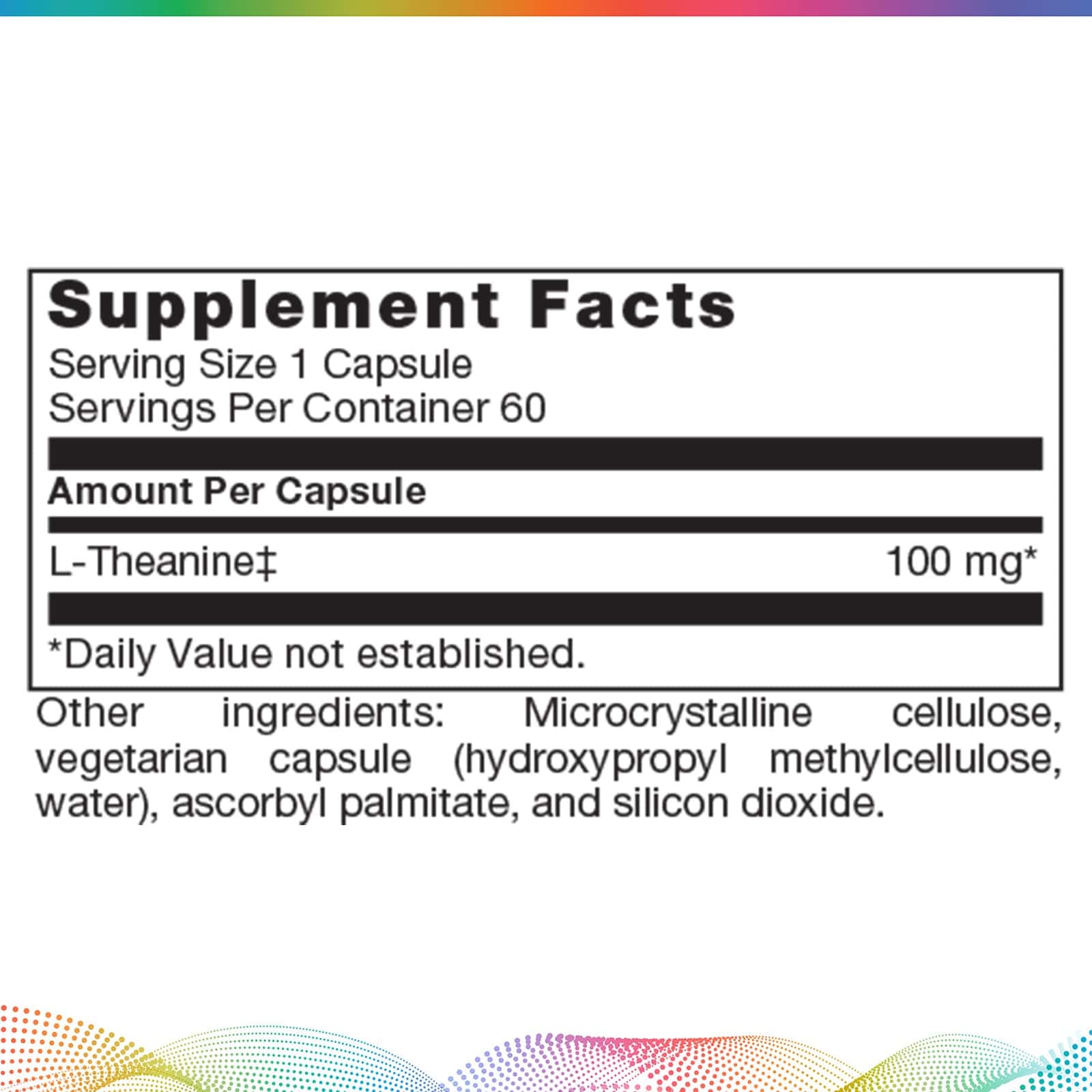 New Beginnings L-Theanine 100mg – 60 Capsules – image 2