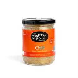 Organic Chilli Sauerkraut 400g, The Cultured Food Company