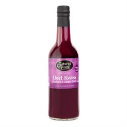 Organic Beet Kvass Drink 500ml, The Cultured Food Company