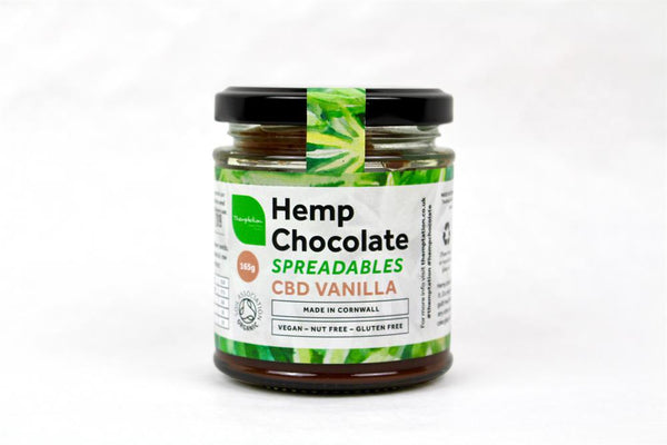 Organic Hemp Chocolate Spreadables - CBD Vanilla 165g