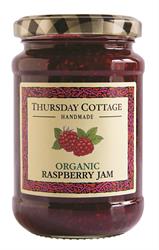 Organic Raspberry Jam 340g, Thursday Cottage