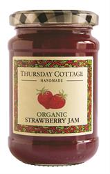 Organic Strawberry Jam 340g, Thursday Cottage