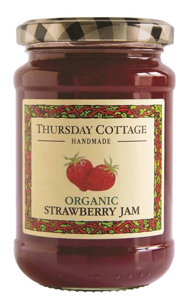 Jueves Jam de fresa orgánica Cottage 340G