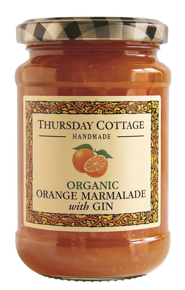 Thursday Cottage Organic Orange Marmalade with Gin 340g