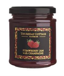 Strawberry Jam with Champagne 210g, Thursday Cottage