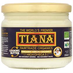 High Omega 3 Coconut Cooking Butter 250ml, Tiana