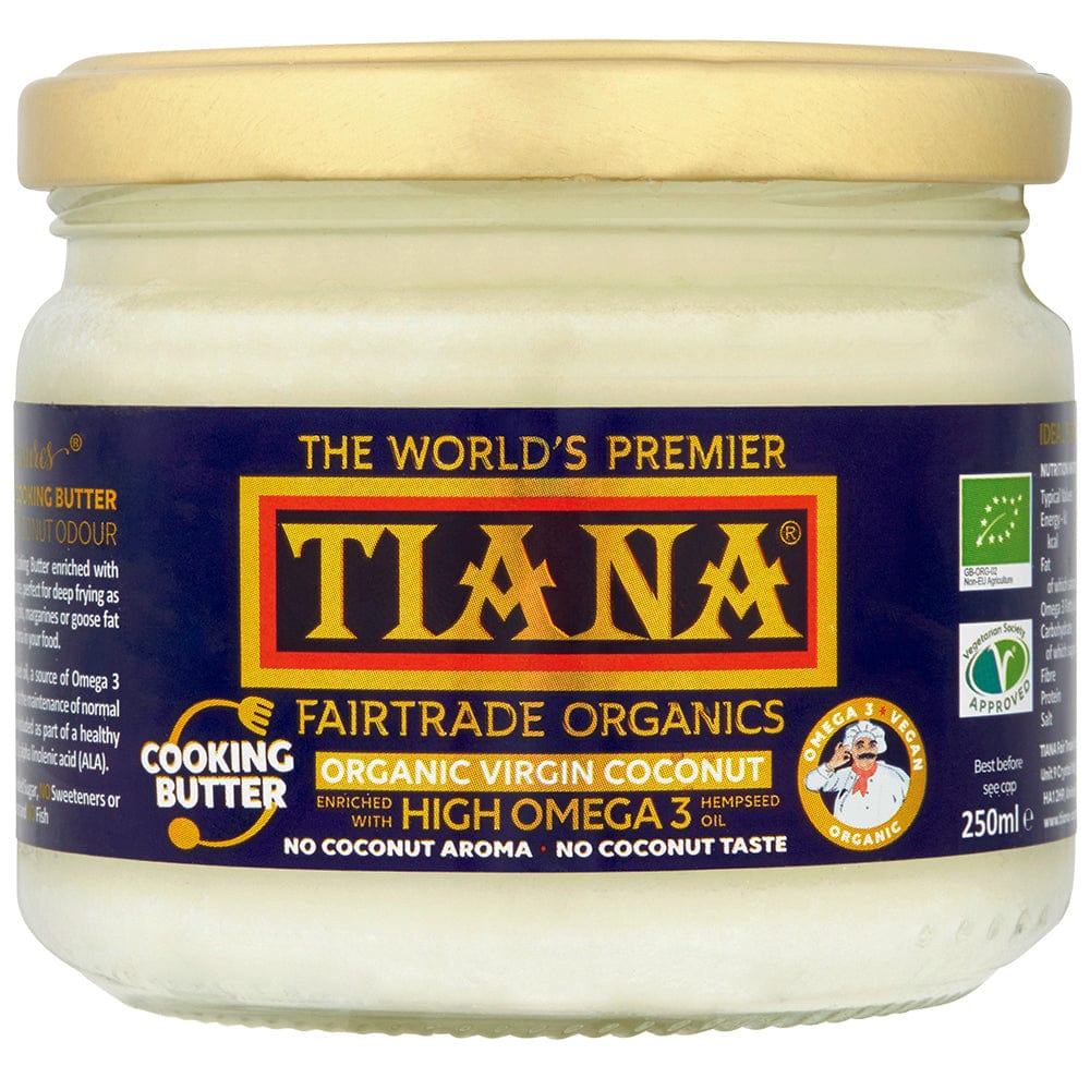 Tiana High Omega 3 Coconut Cooking Butter 250ml