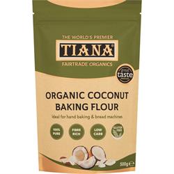 TIANA Fairtrade Organic gluten free low-carb coconut flour, Tiana