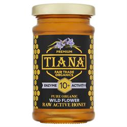 TIANA Fairtrade Organics Raw Active Wildflower Honey 10+, Tiana