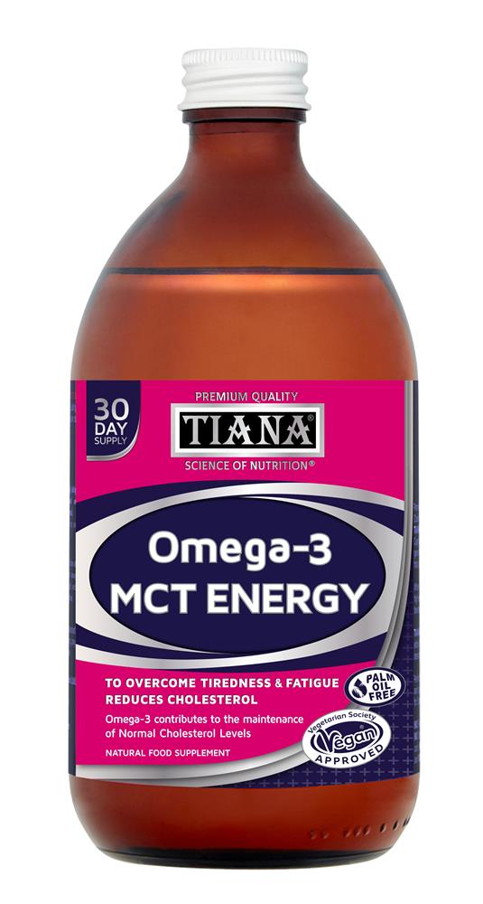 Tiana Tiana Fairtrade Organics MCTöl mit Omega 3 Premium -Qualität