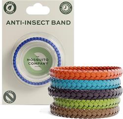 Leather Mosquito Repellent Wristband - 1 unit, The Mosquito Company