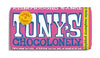 White Chocolate Raspberry Popping Candy Chocolate Bar 180g, Tonys Chocolonely