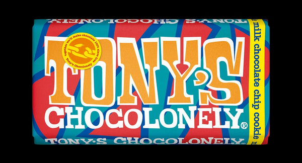 Tonys Chocolonely Chocolate Chip Cookie Chocolate Bar 180g